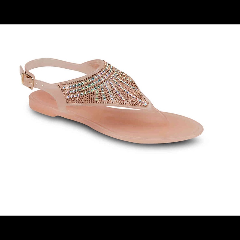 Olivia Miller All Feelz Jelly Sandal Size 8